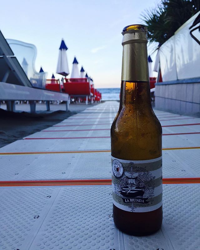 #beer #mare #andora Birra artigianale "La Biunda"