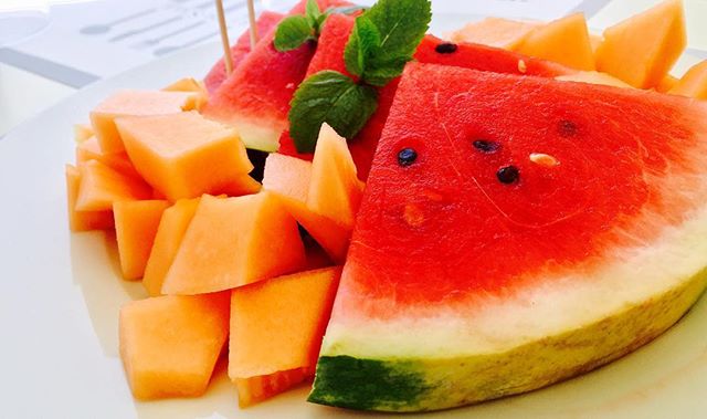 Fresh fruits  #watermelon #beach #freshness #love_natura #thegoodlife